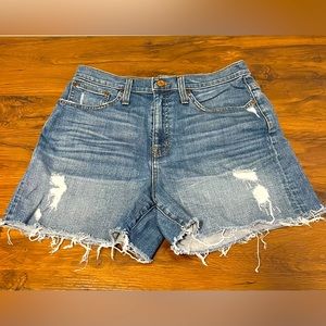 JCrew high wasted Jean shorts